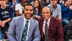 Gus Johnson with Jim Jackson on the call of the 2019 Big East Tournament championship game.